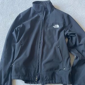 North face full zip jacket. Really comfortable furry inside.